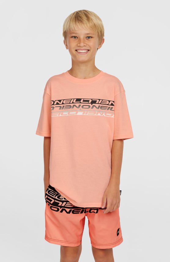 Stripe T-shirt | Coral Pop