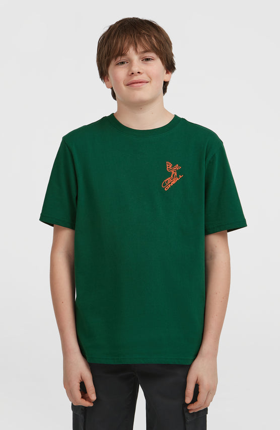 Back Print T-shirt | Emerald Envy