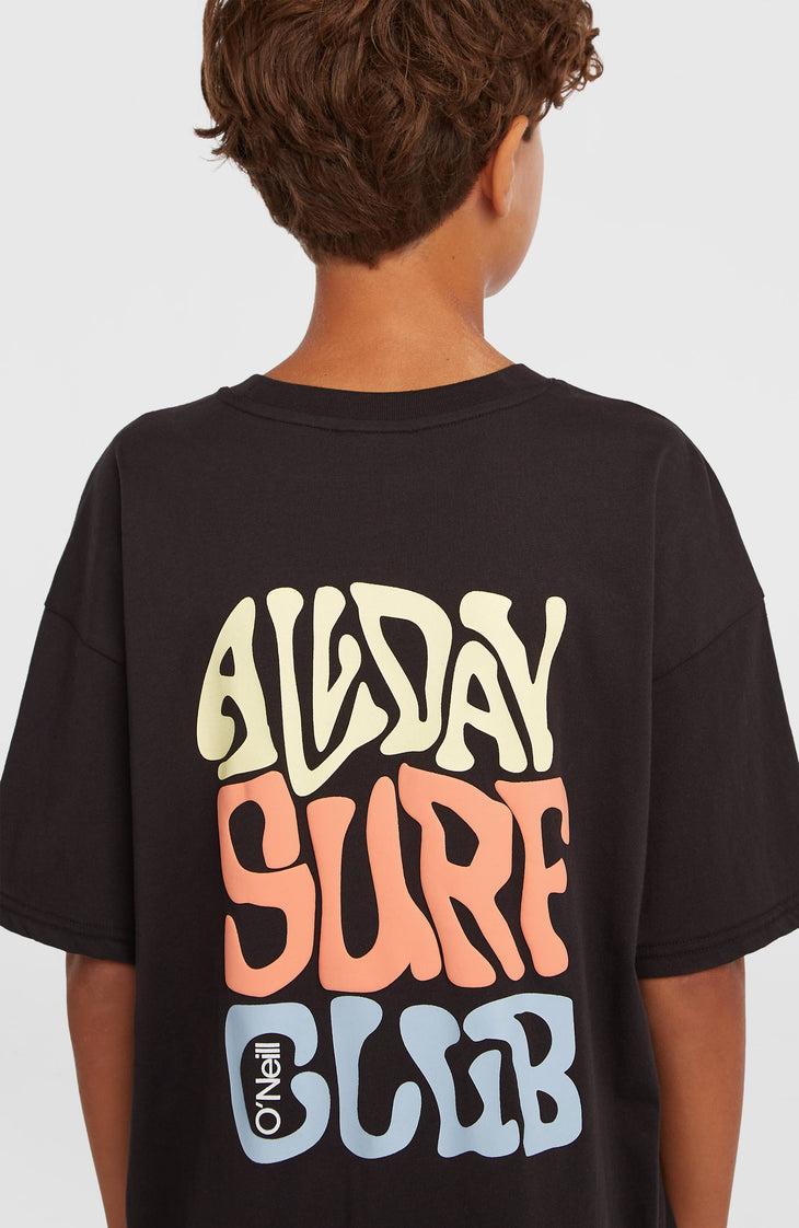 Back Print T-shirt | Black Out