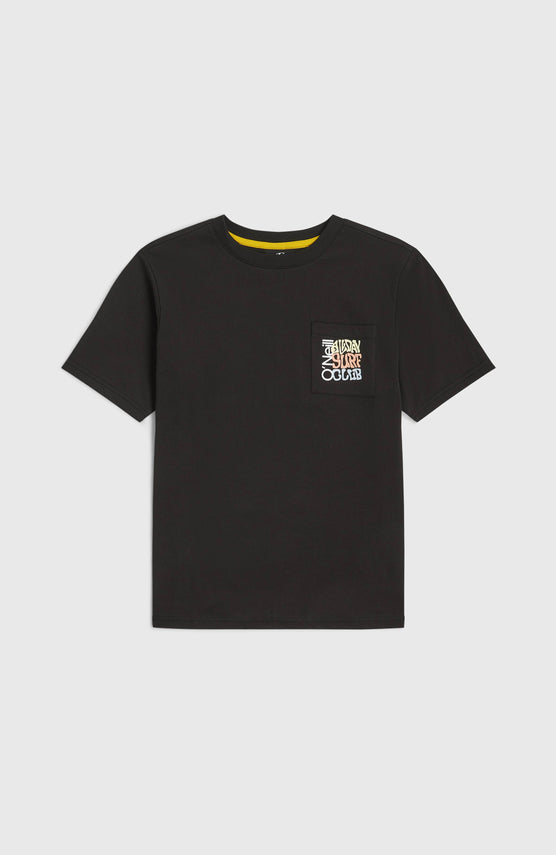 Chest Pocket T-shirt | Black Out