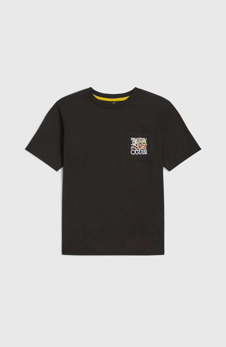 Chest Pocket T-shirt | Black Out