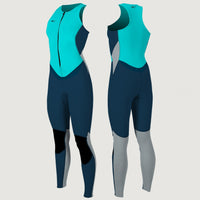 Bahia 1.5mm Front Zip Sleeveless Full Wetsuit | Grey