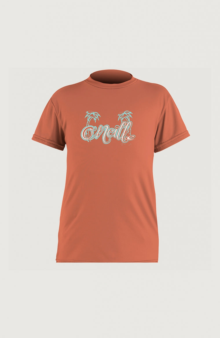 Skins Short Sleeve Rash Tee | Orange