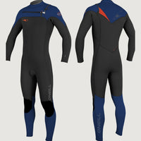 Hyperfreak Chest Zip 4/3mm Full Wetsuit | Black