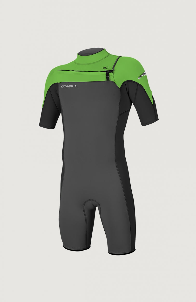 Hammer 2mm Chest Zip Shortsleeve Spring Wetsuit | Grey