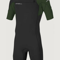 Hammer 2mm Chest Zip Shortsleeve Spring Wetsuit | BL Black