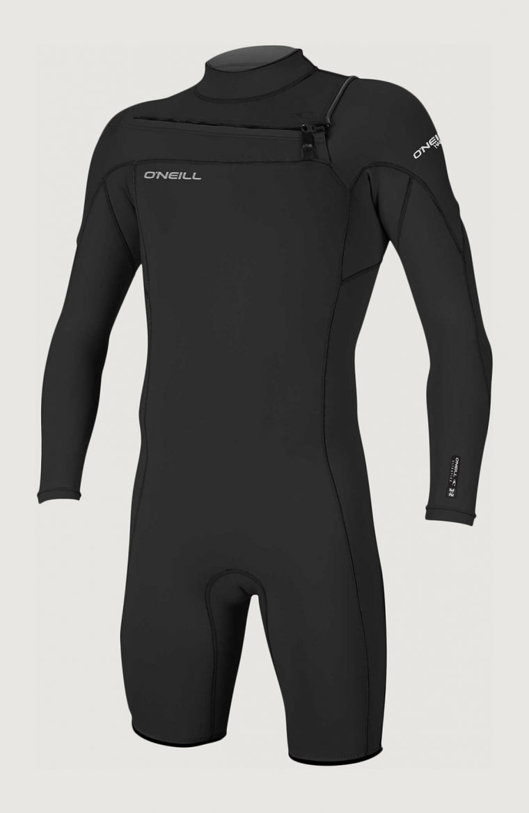 Hammer 2mm Chest Zip Long Sleeve Spring Wetsuit | A05 BLK/BLK/BLK