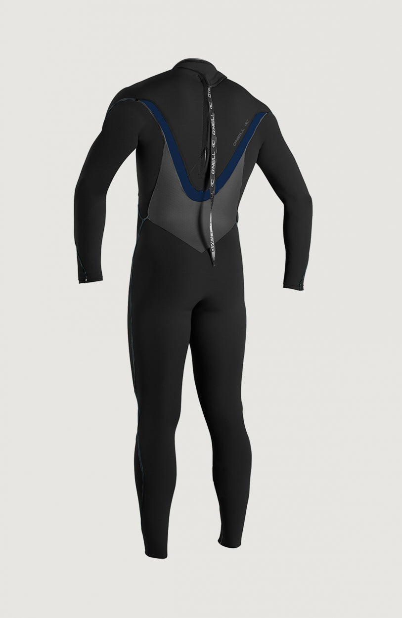 Psycho Freak Back Zip 4/3mm Full Wetsuit | Black