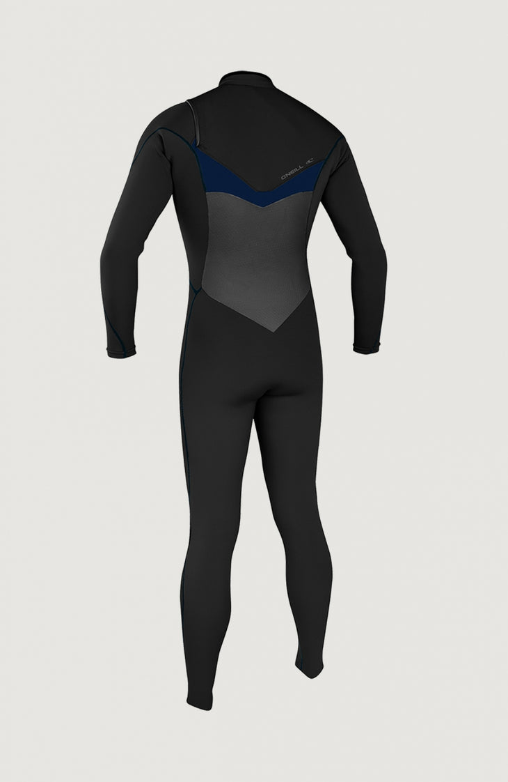 Psycho Freak Chest Zip 3/2mm Full Wetsuit | Black