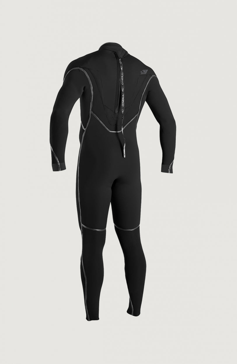 Psycho One Back Zip 5/4mm Full Wetsuit | BLACK/BLACK