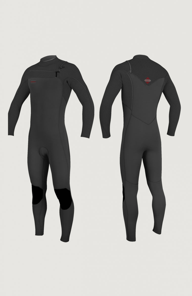 Hyperfreak 4/3mm Chest Zip Full Wetsuit | Grey