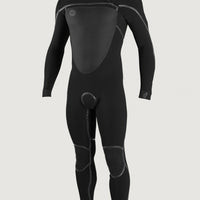 Psycho Tech Chest Zip 4/3mm Full Wetsuit | BLACK/BLACK