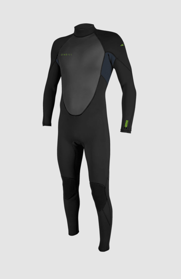 Reactor-2 3/2 Back Zip Full Wetsuit | BLK/SLATE