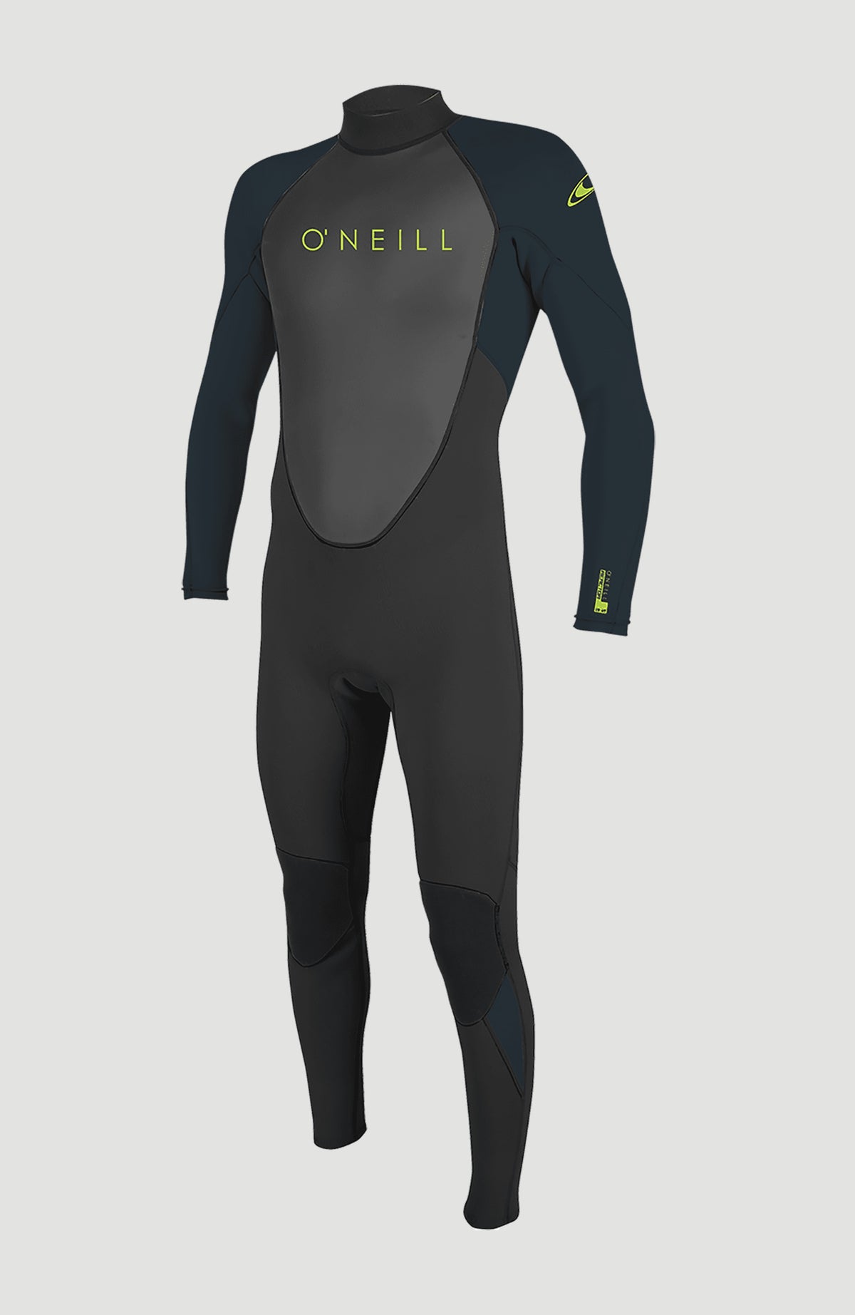 Reactor-2 3/2mm Back Zip Full Wetsuit | BLK/SLATE