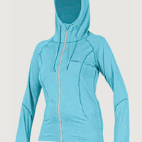 Hybrid Long Sleeve Zip UV Hoodie | Blue