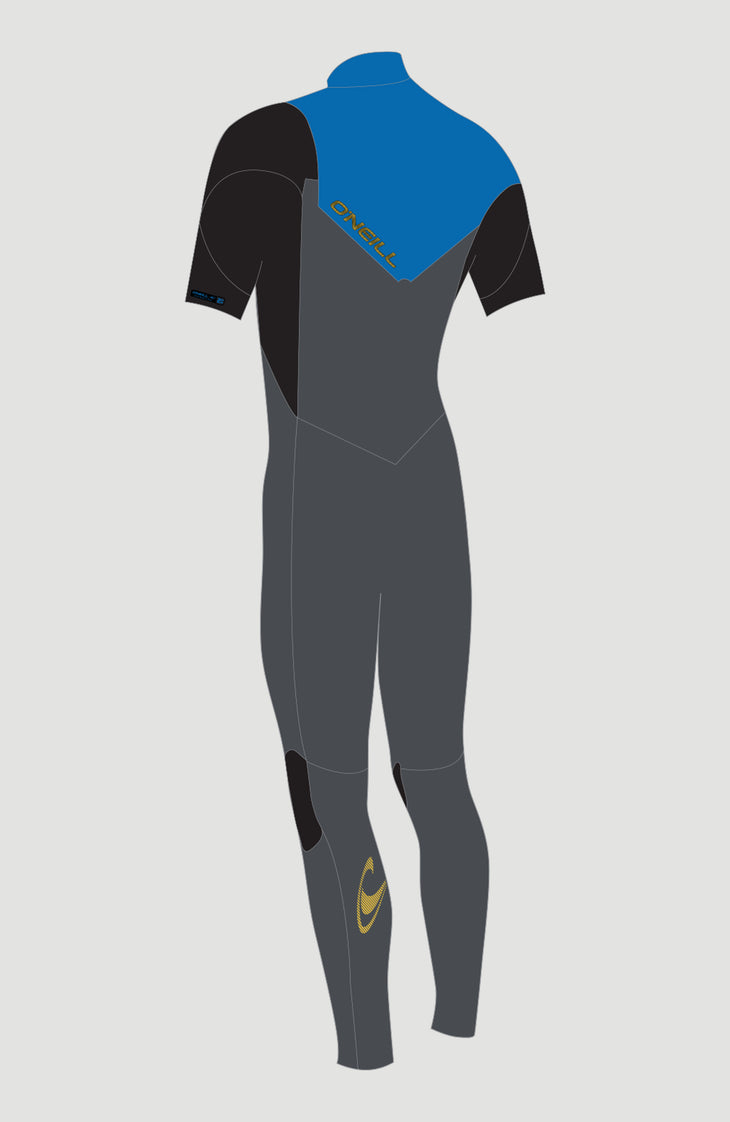 Hammer 2mm Chest Zip Short Sleeve Full Wetsuit | Grey