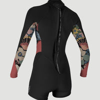 Bahia 2/1mm Back Zip Longsleeve Spring Wetsuit | BLACK/TWIGGY/TEA ROSE