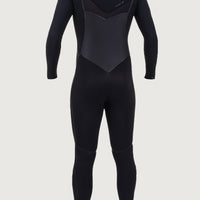 Psycho Tech 4/3mm Chest Zip Full Wetsuit | BLACK/BLACK