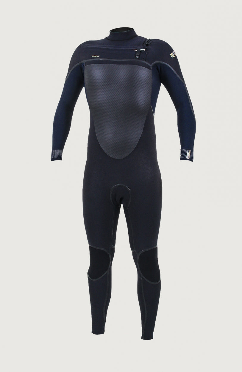 Psycho Tech 4/3mm Chest Zip Full Wetsuit | Black