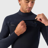 Hyperfreak Plus 3/2mm Chest Zip Full Wetsuit | BLACK/BLACK