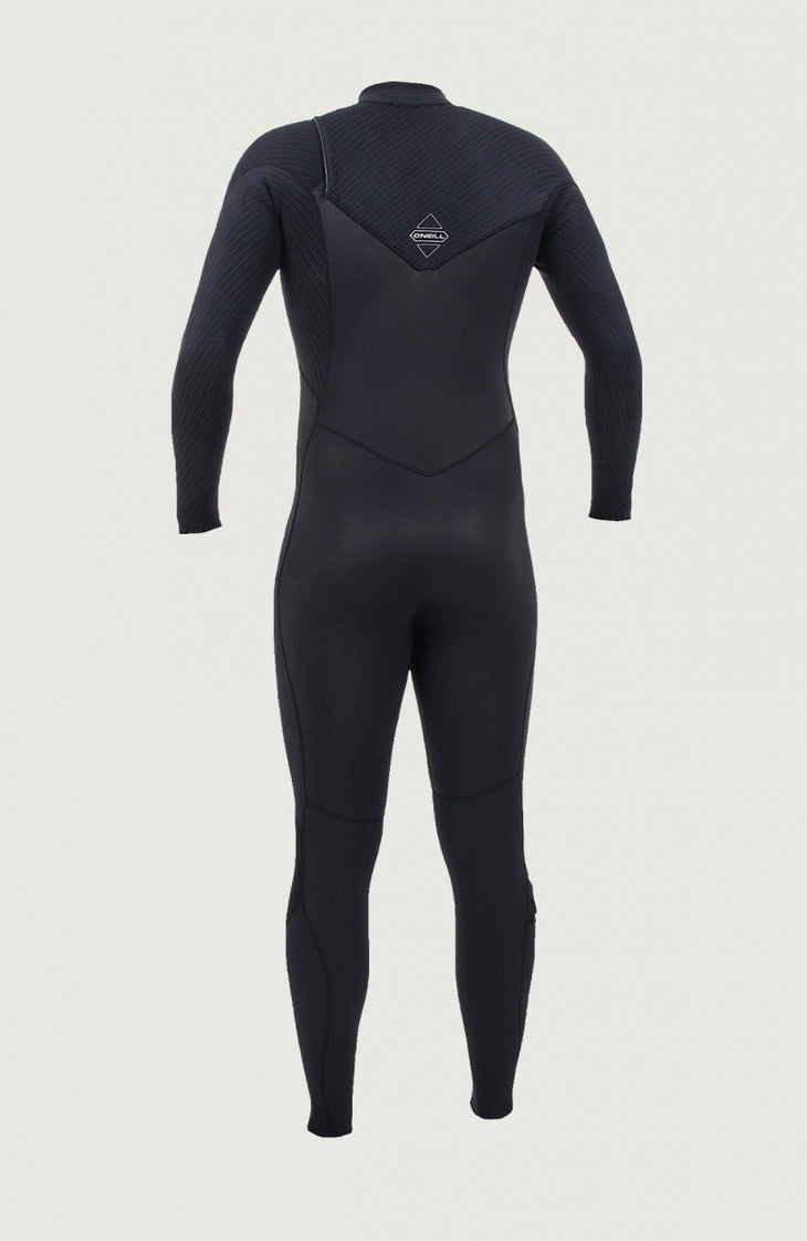 Hyperfreak Plus 3/2mm Chest Zip Full Wetsuit | BLACK/BLACK