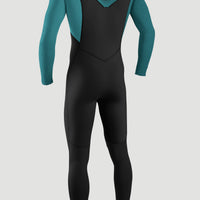 Hyperfreak 3/2+mm Chest Zip Full Wetsuit | BLACK/TIDE POOL