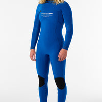 Hyperfreak 4/3mm+ Chest Zip Full Wetsuit | BLACK/BLACK
