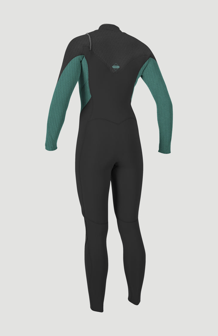 Hyperfreak Plus 4/3mm Chest Zip Full Wetsuit | RAVEN/BRISTOL