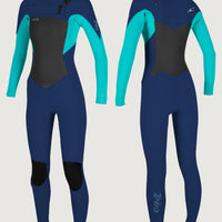 Epic 3/2mm Chest Zip Full Wetsuit | Black