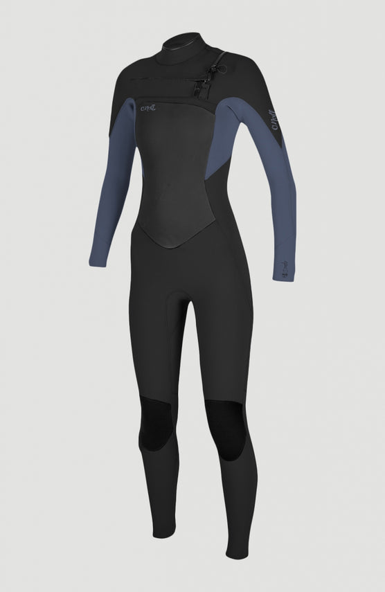 Epic 4/3mm Chest Zip Full Wetsuit | Black