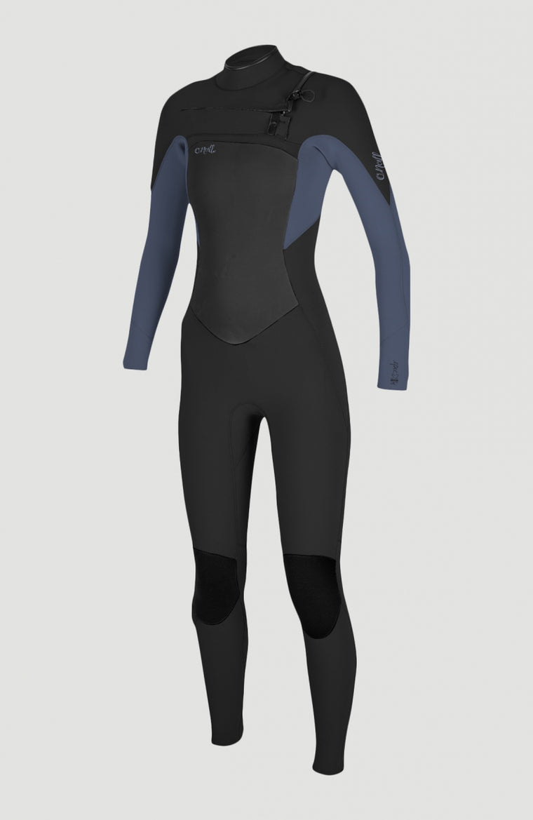 Epic 4/3mm Chest Zip Full Wetsuit | Black