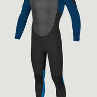 Epic 3/2mm Chest Zip Full Wetsuit | BLACK/DEEP SEA/BALI BLUE