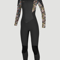 Epic 4/3mm Chest Zip Full Wetsuit | BLACK/TWIGGY