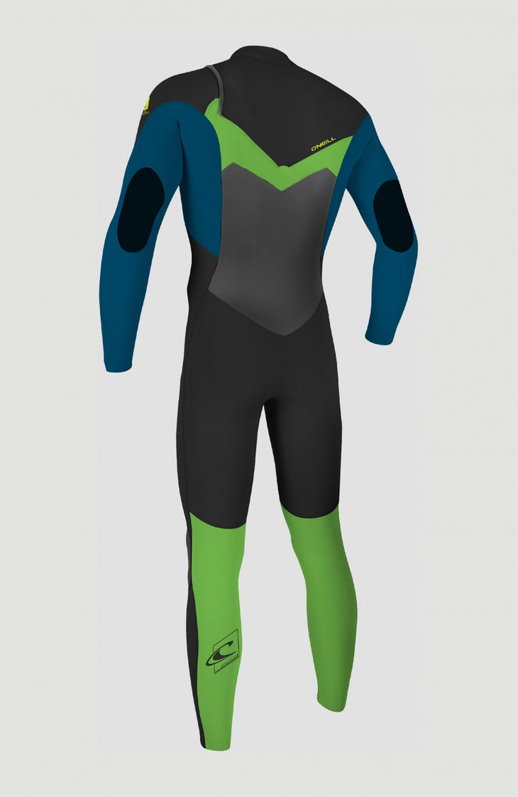 Epic 4/3mm Chest Zip Full Wetsuit | Black