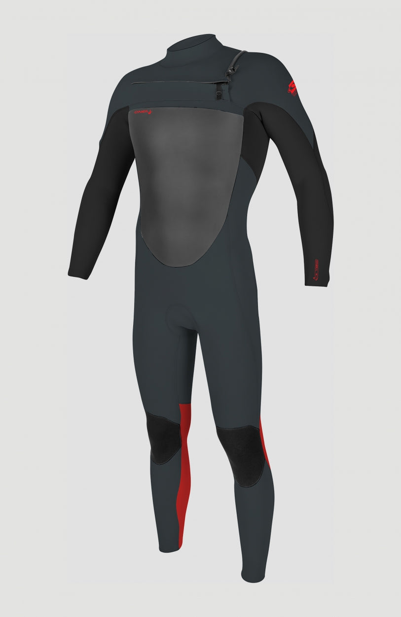 Epic 4/3mm Chest Zip Full Wetsuit | Grey