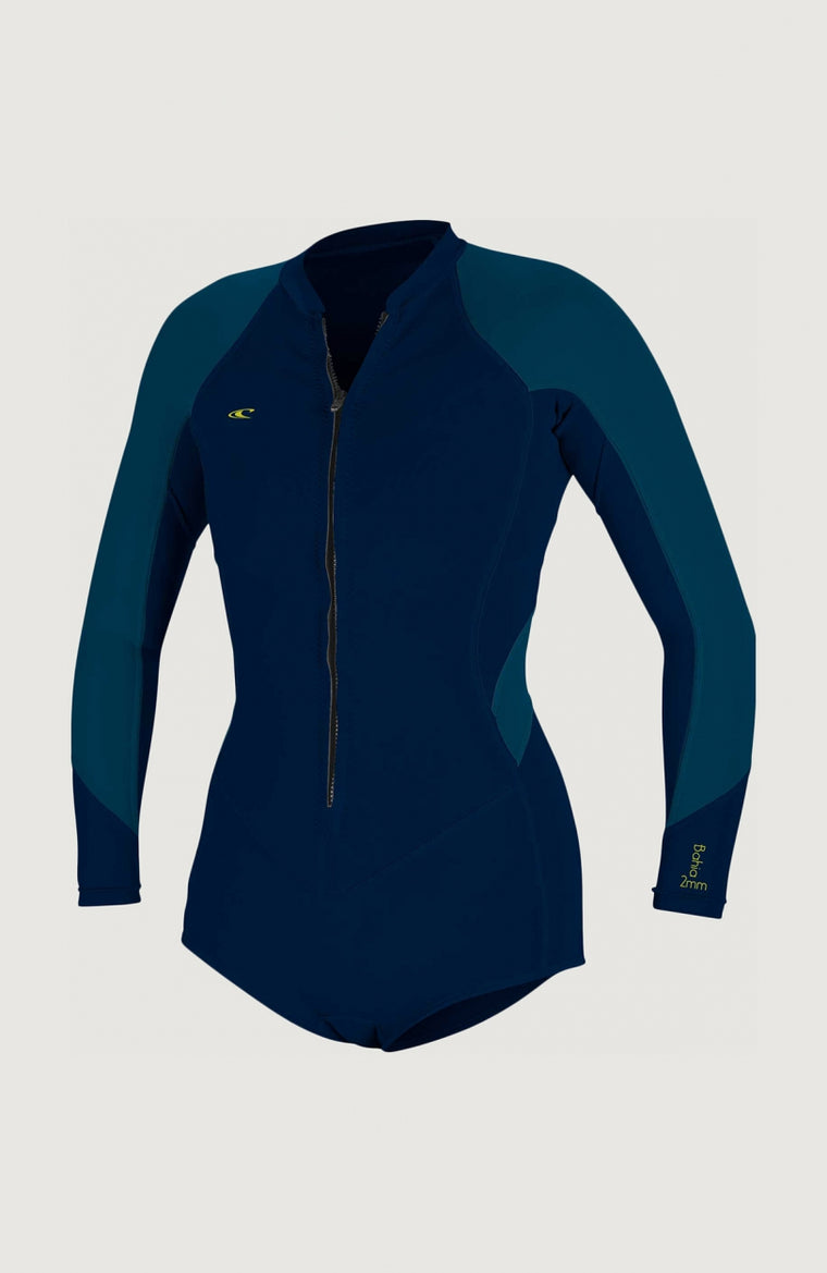 Bahia 2/1mm Front Zip Long Sleeve Spring Wetsuit | Dark Blue