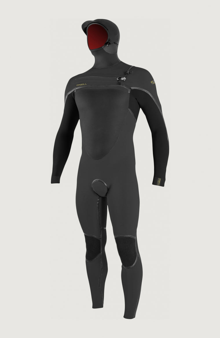 Psycho Tech 6/4mm Chest Zip Hood | Grey