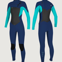 Epic 5/4mm Chest Zip Full Wetsuit | Black