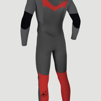 Epic 5/4mm Chest Zip Full Wetsuit | GRAPHITE/SMOKE/RED