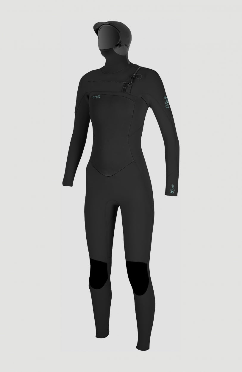 O'Neill Dames Epic 6/5/4mm Chest Zip Full Wetsuit with Hood Dames