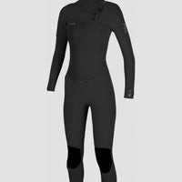 Epic 6/5/4mm Chest Zip Full Wetsuit with Hood | BLACK/BLACK