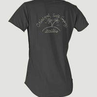 Graphic Scoop-Neck Sun Shirt | Black