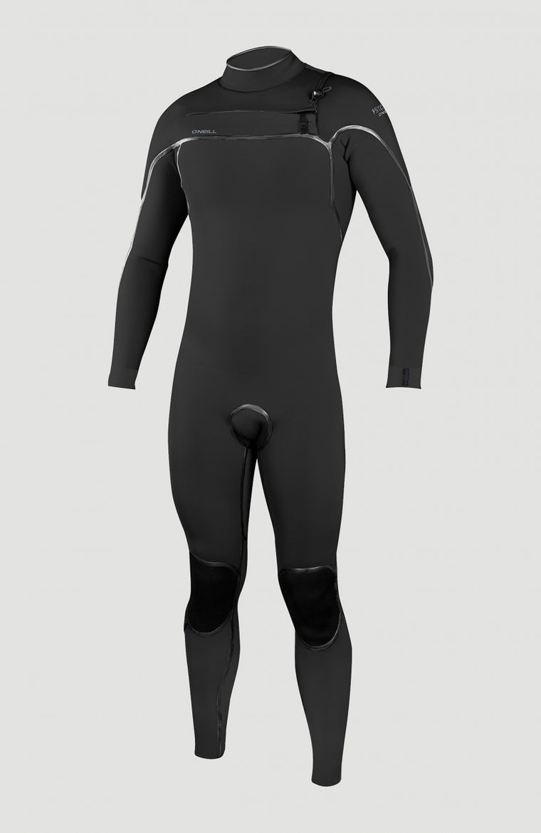 Psycho One 3/2mm Chest Zip Full Wetsuit | BLACK/BLACK