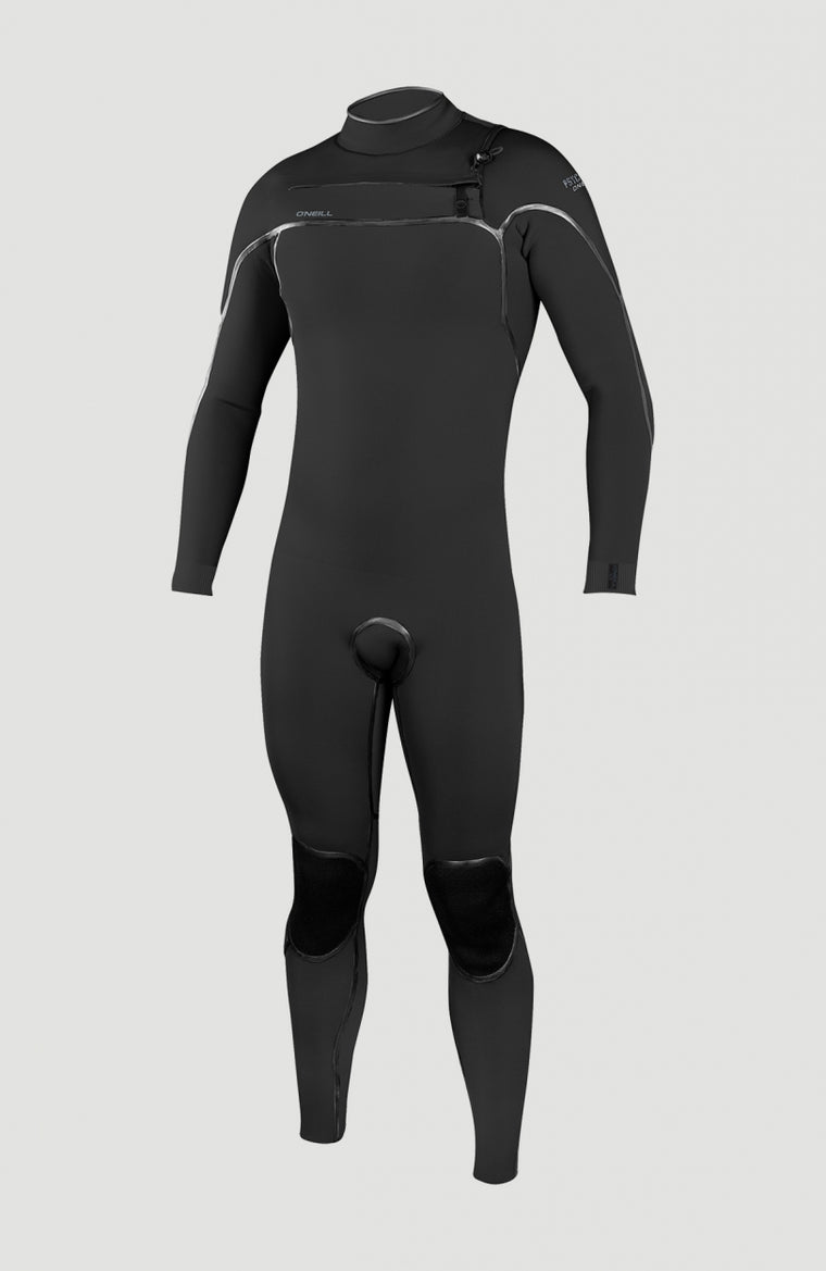 Psycho One 4/3mm Chest Zip Full Wetsuit | BLACK/BLACK