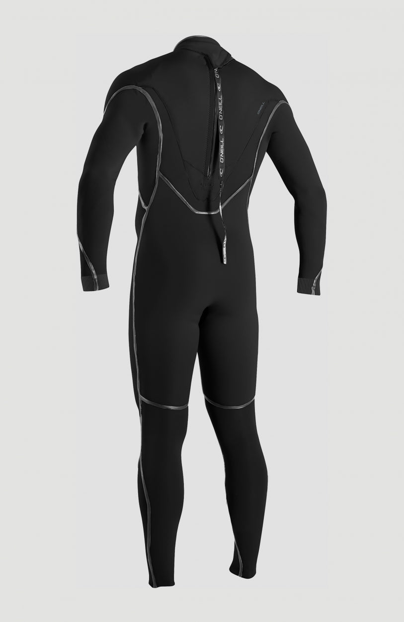 Psycho One 5/4mm Back Zip Full Wetsuit | BLACK/BLACK