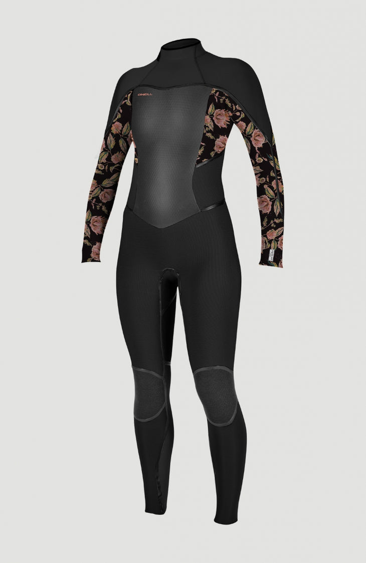 Psycho Tech 5/4mm Back Zip Full Wetsuit | Black