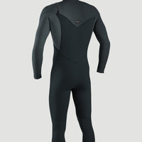 Hyperfreak 4/3mm Chest Zip Overknee Wetsuit | GUN METAL/CADET BLUE