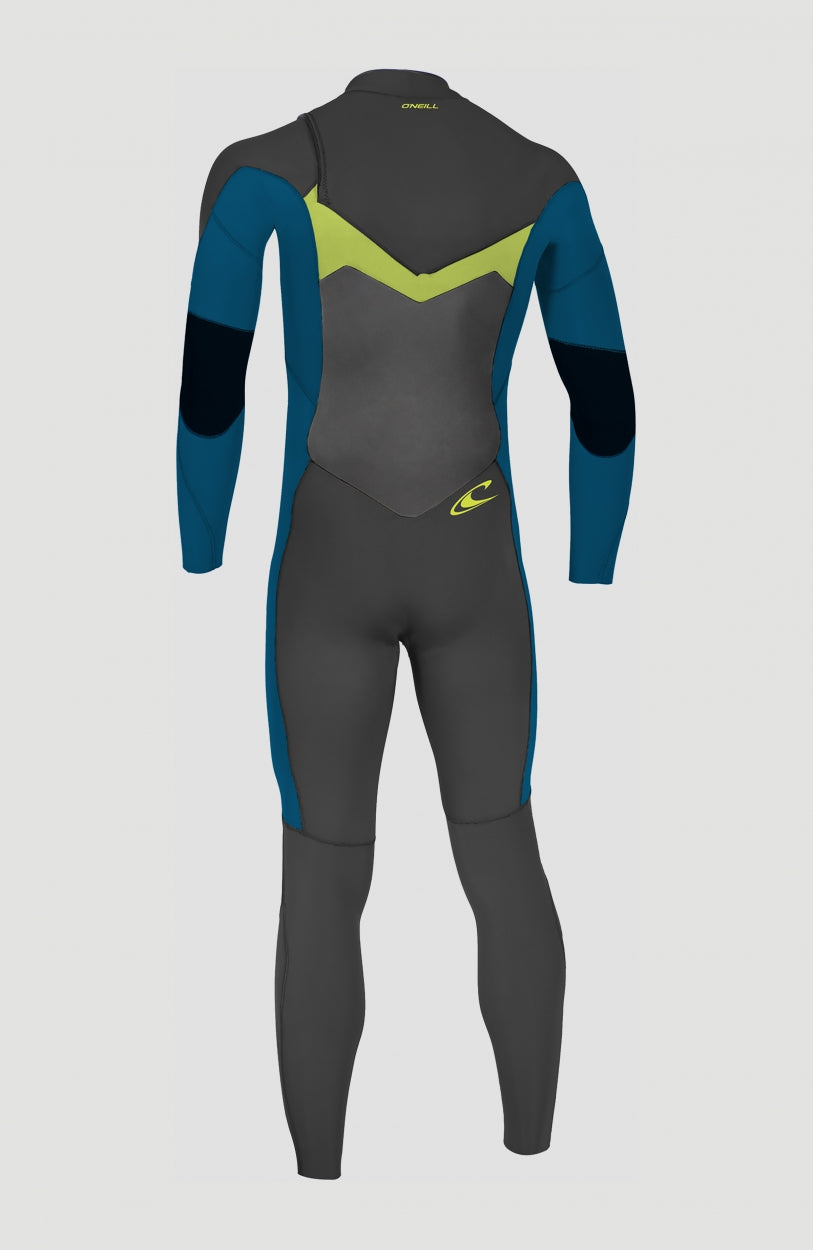 Ninja 4/3mm Chest Zip Full Wetsuit | Black