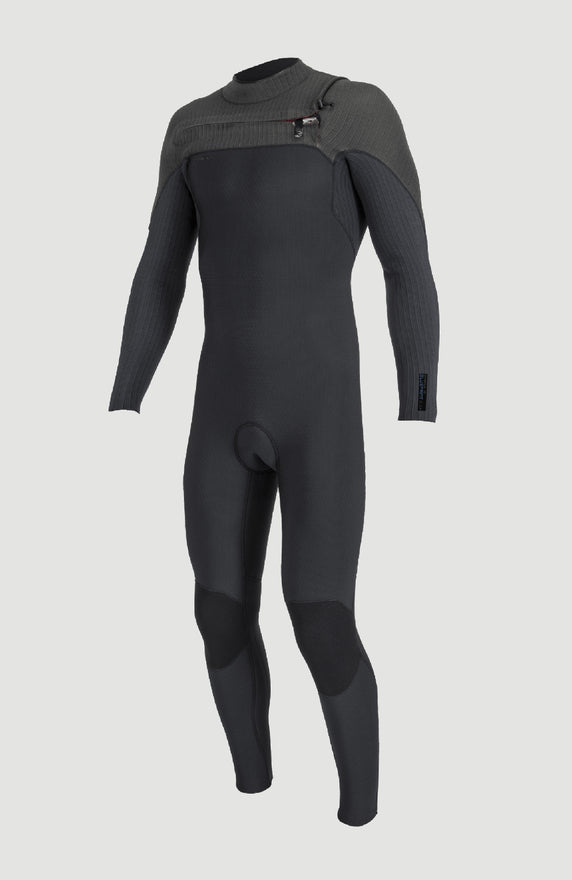 Hyperfreak Fire 4/3mm Back Zip Full Wetsuit | BLACK/BLACK