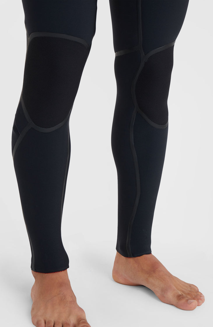 Psycho Tech 4/3mm Chest Zip Full Wetsuit | BLACK/BLACK